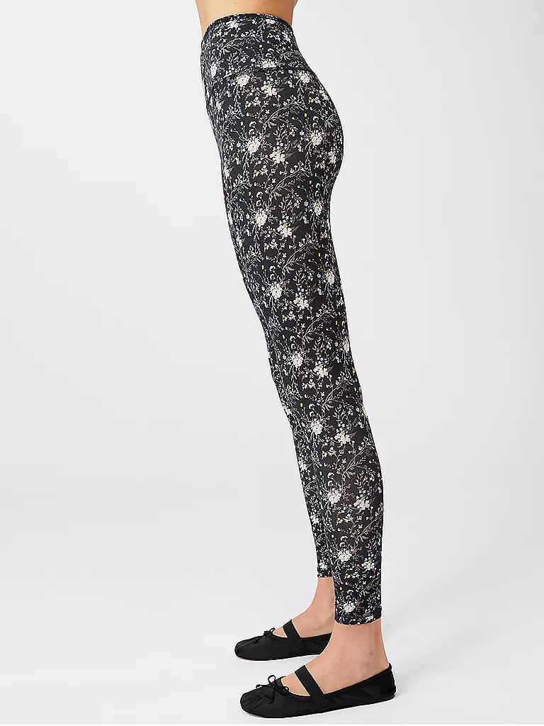 MANDALA | Damen Yoga Tight Printed | schwarz