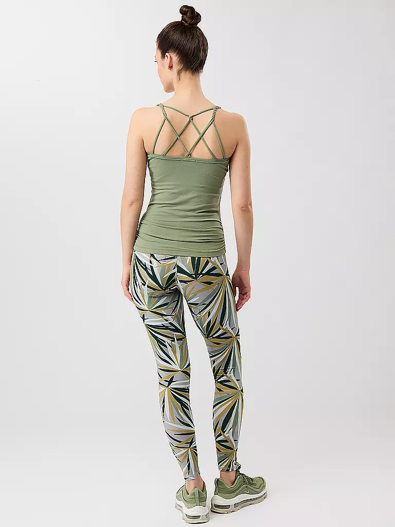 MANDALA | Damen Yoga-Top | olive