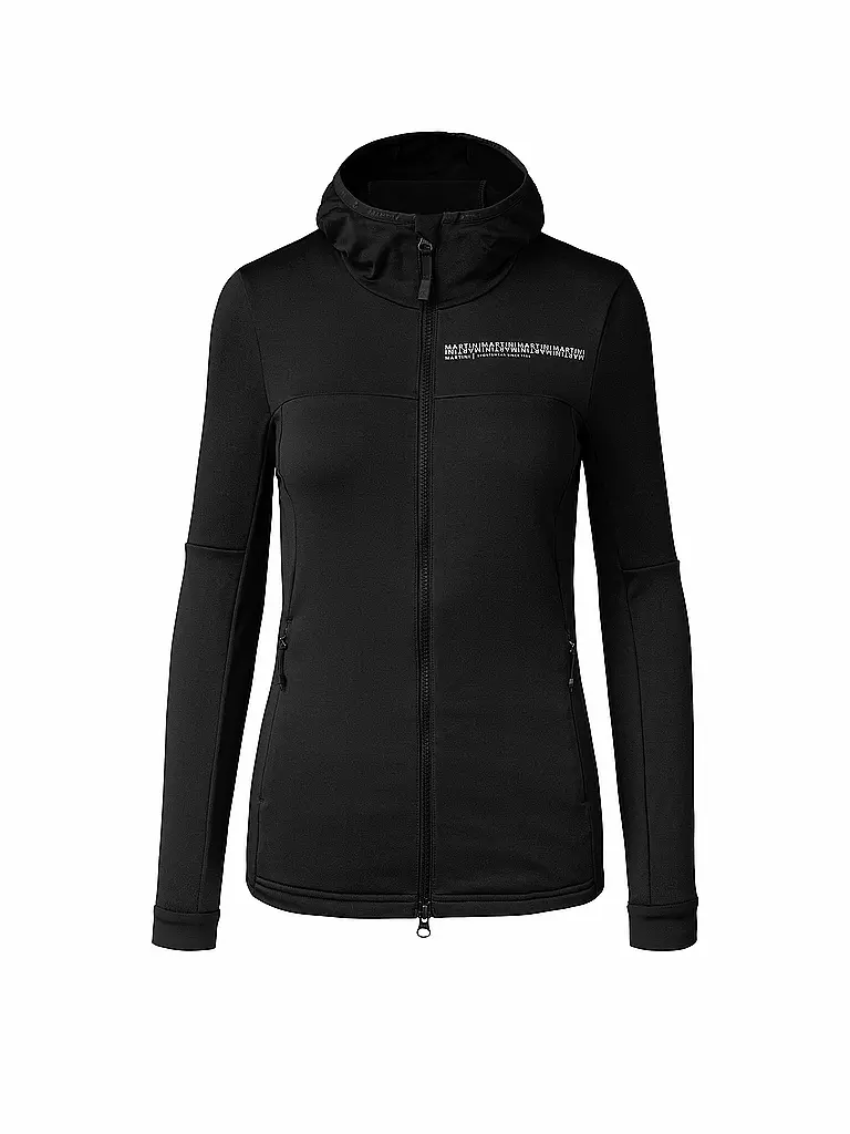 MARTINI | Damen Fleecejacke Recharge Hoodie | schwarz