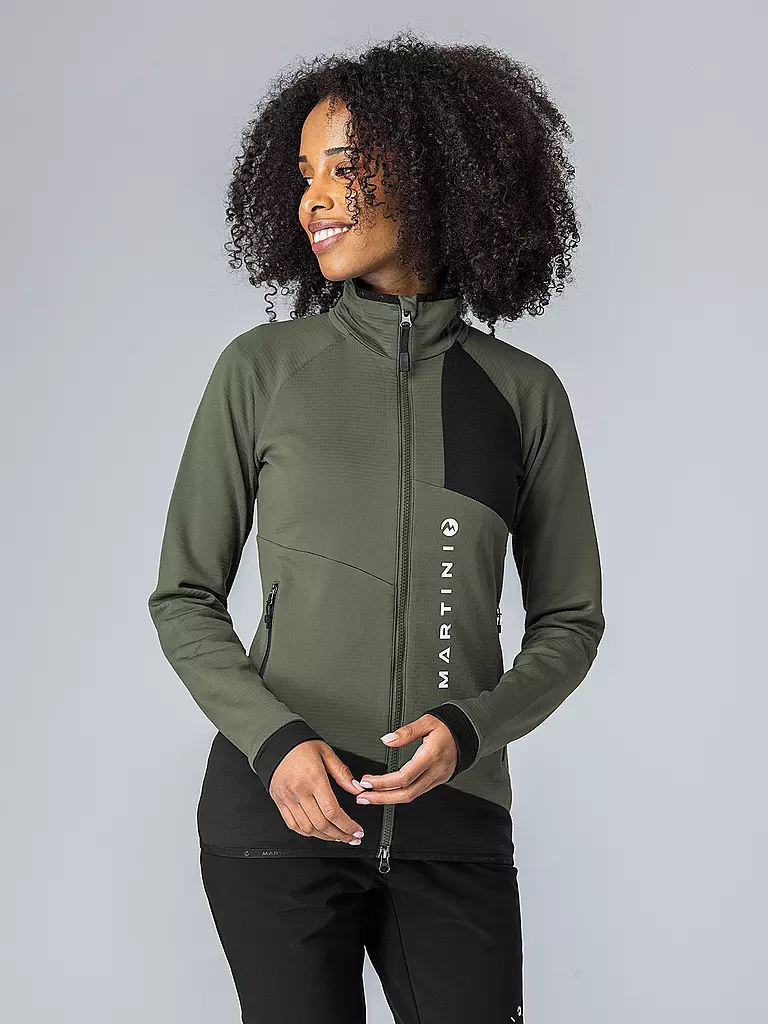 MARTINI | Damen Touren Fleecejacke Argon | olive