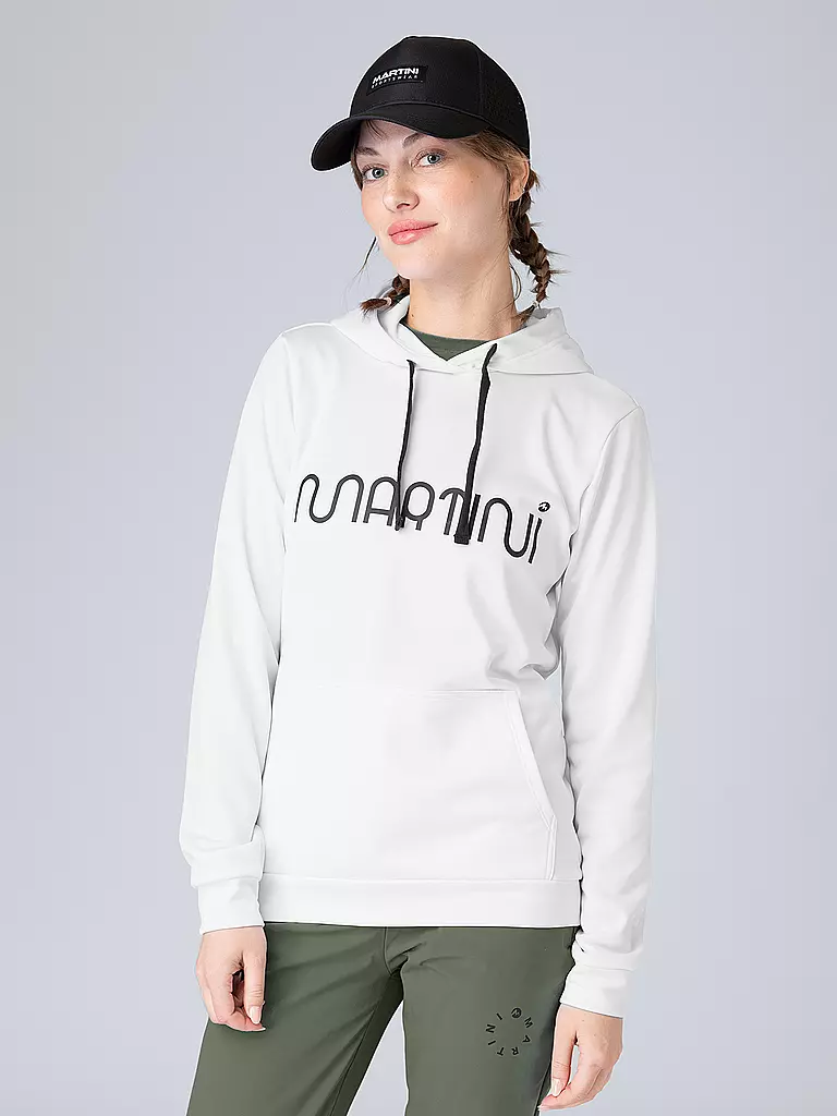 MARTINI | Damen Touren Hoodie Recharge Logo | weiss