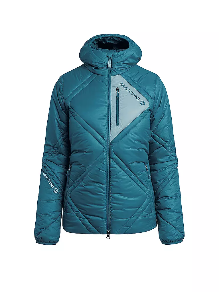 MARTINI | Damen Touren Isojacke Broad Peak Hoodie | petrol