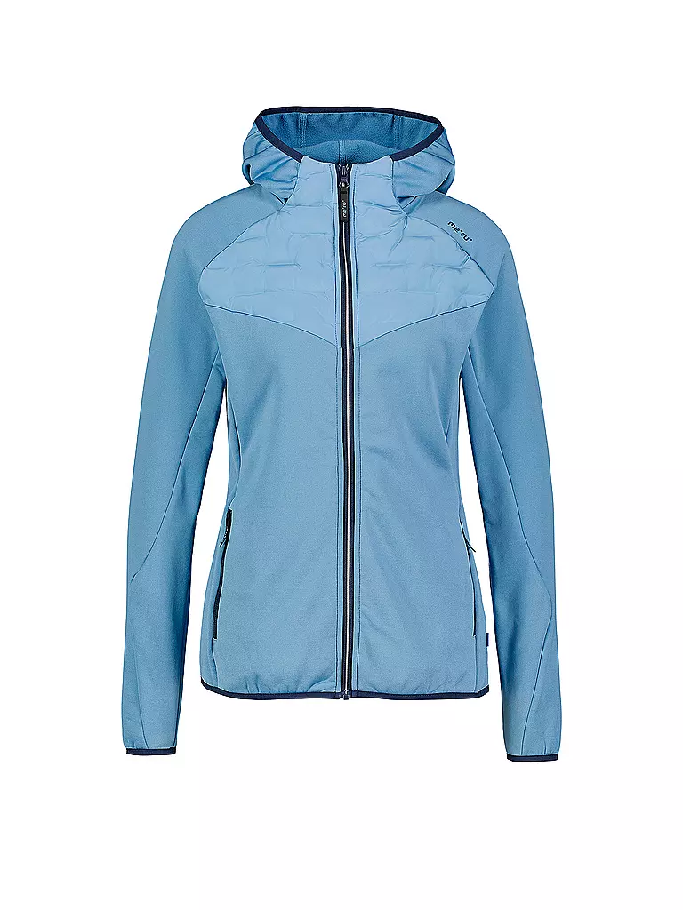 MERU | Damen Fleecejacke Bath Hoodie | hellblau