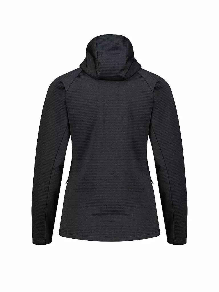 MERU | Damen Fleecejacke Highfields Hoodie | schwarz