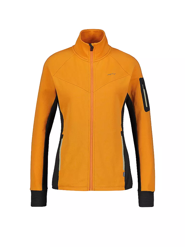 MERU | Damen Fleecejacke Kivik Waffelfleece | orange