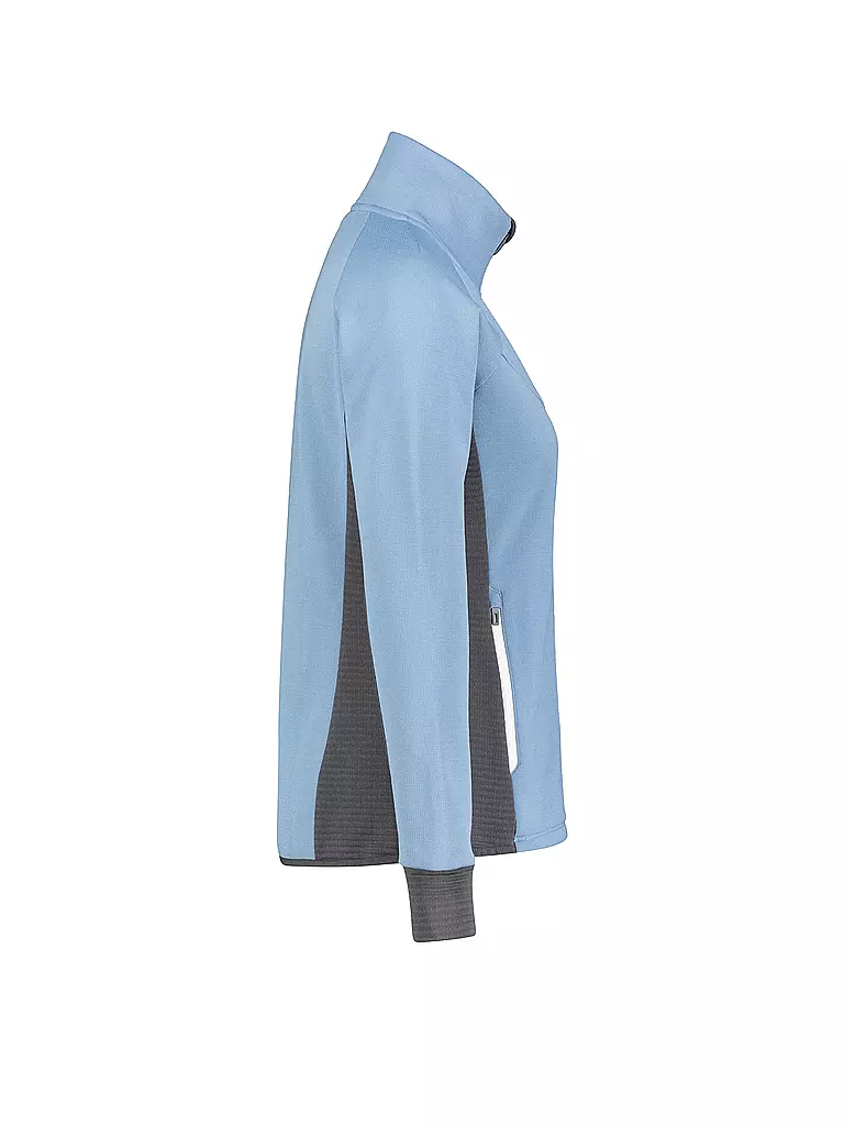 MERU | Damen Fleecejacke Kivik Waffelfleece | hellblau