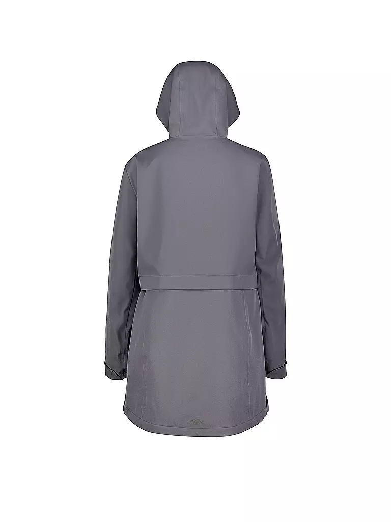 MERU | Damen Wintermantel Nora Hoodie | hellgrau