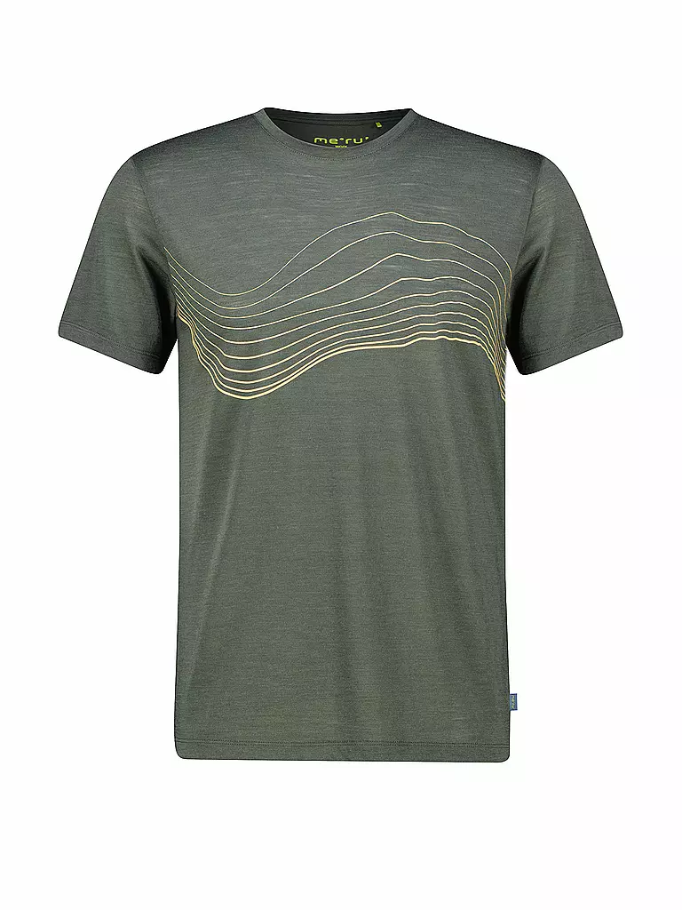 MERU | Herren Funktionsshirt Bustos Merino | dunkelgrün