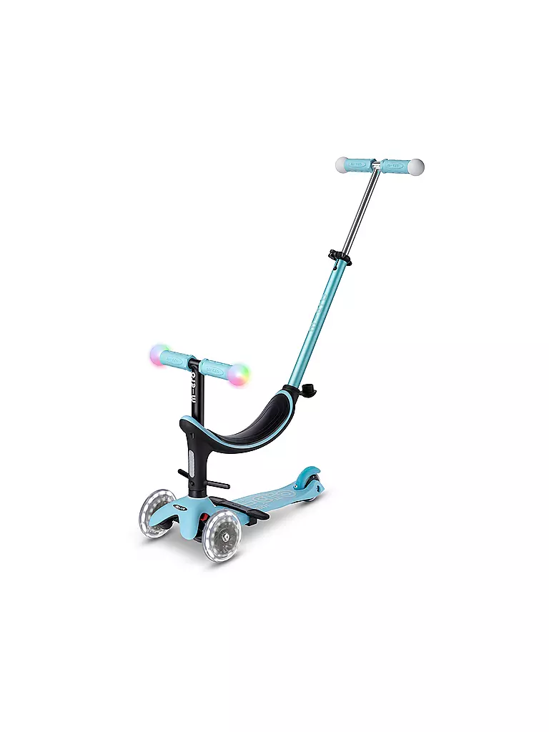 MICRO | Kinder Scooter Micro Mini 2Grow Deluxe Magic LED | blau