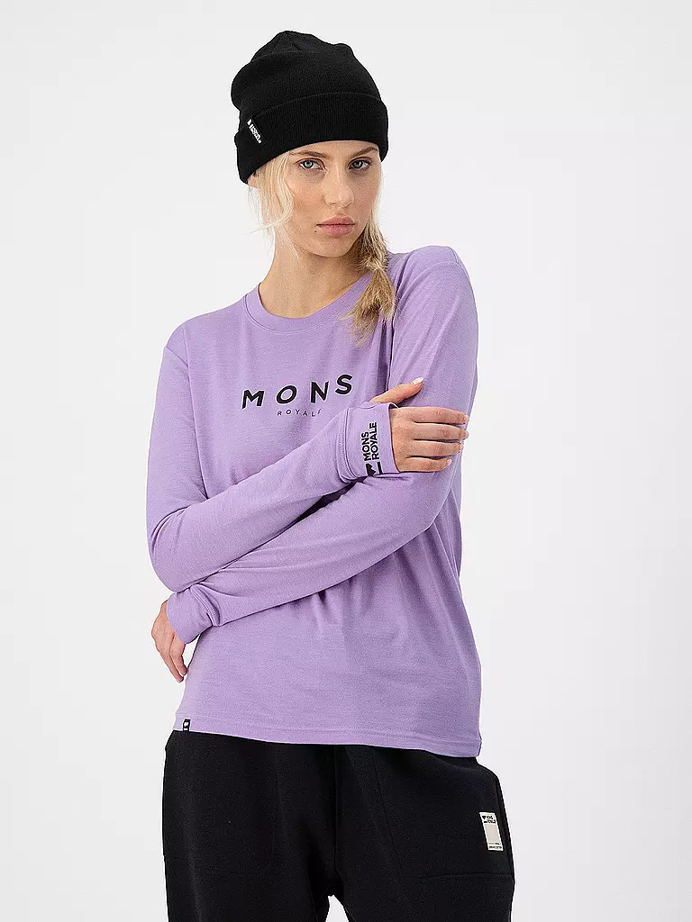 MONS ROYALE | Damen Funktionsshirt Yotei Classics | lila