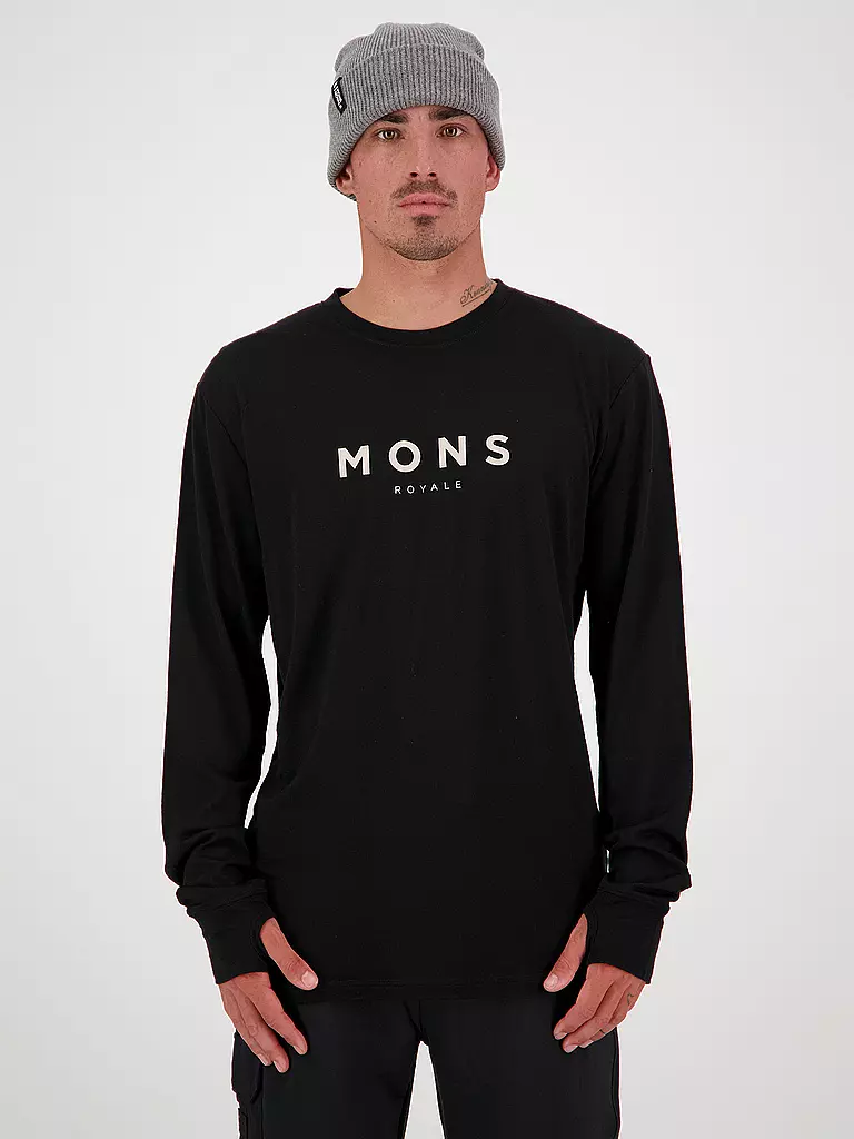 MONS ROYALE | Herren Funktionsshirt Yotei Classics | schwarz