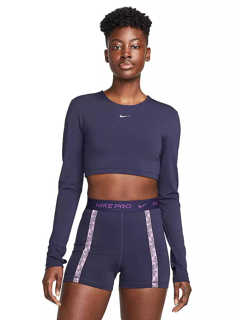 NIKE | Damen Fitnessshirt Pro Dri-FIT | lila