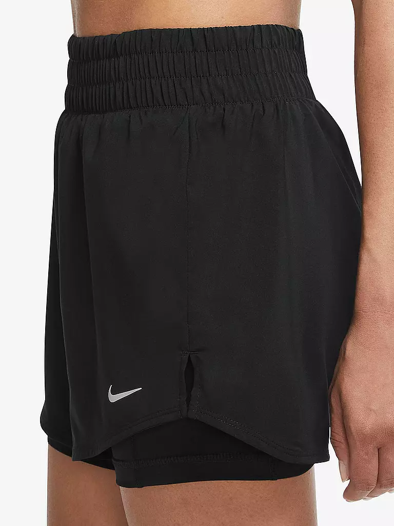 NIKE | Damen Fitnessshort Dri-FIT One | schwarz