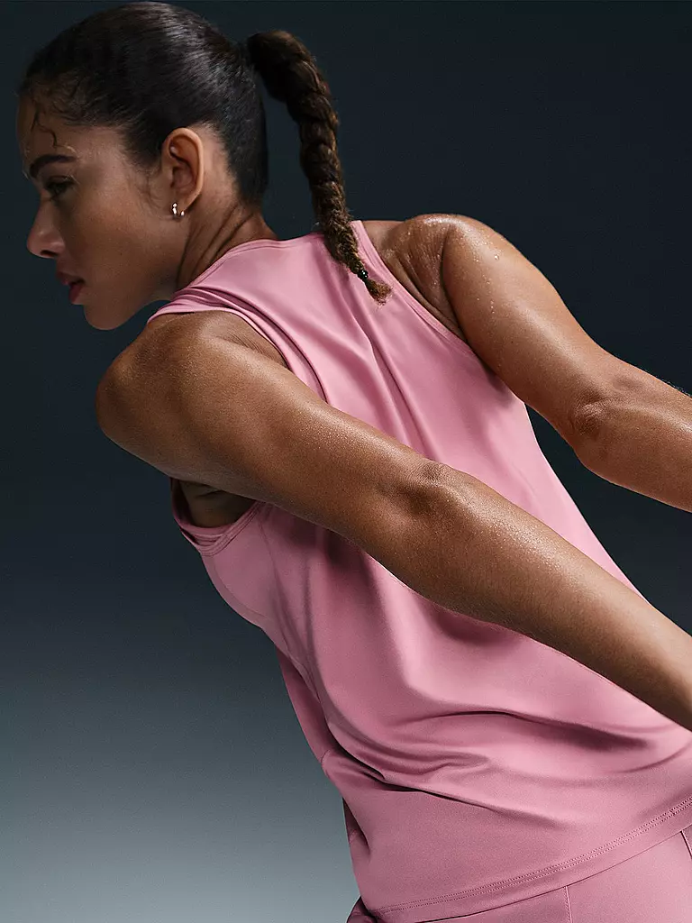 NIKE | Damen Fitnesstank One Classic Dri-FIT | braun