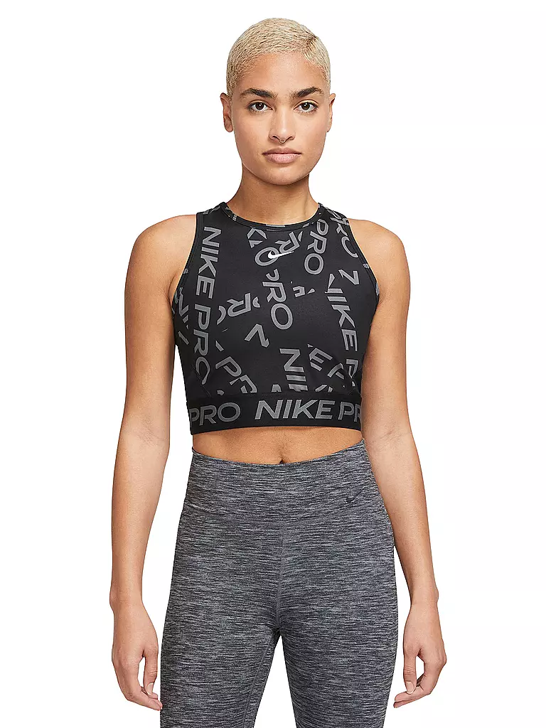 NIKE | Damen Fitnesstop Pro Dri-FIT | schwarz