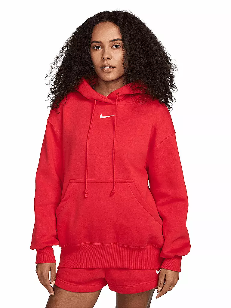 NIKE | Damen Hoodie NSW Phnx FLC | rot