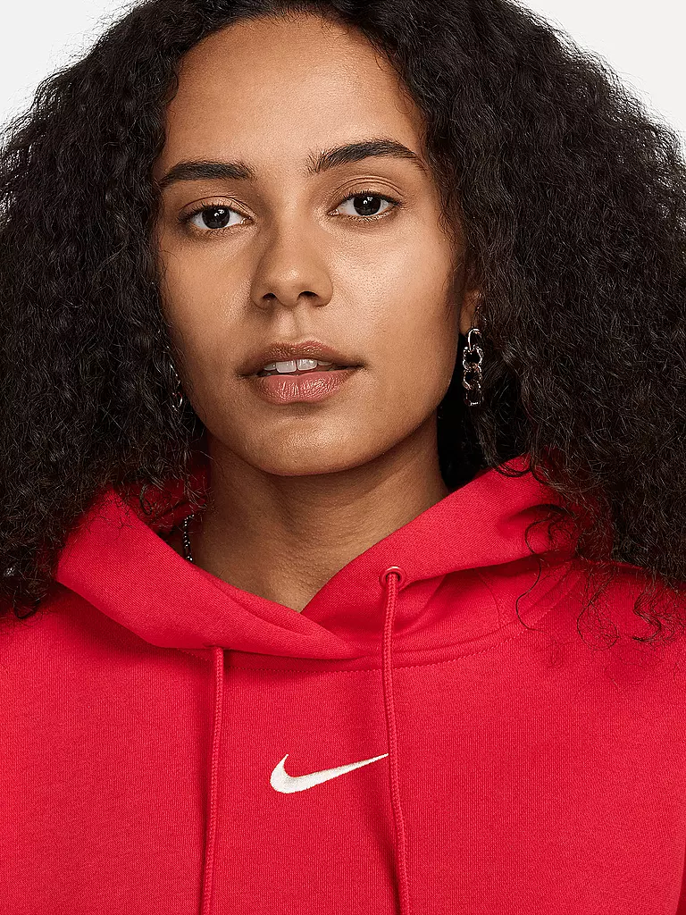 NIKE | Damen Hoodie NSW Phnx FLC | rot