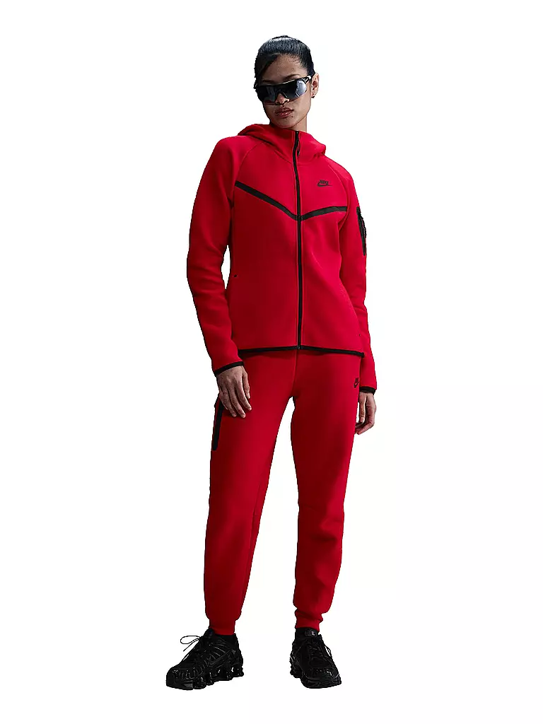 NIKE | Damen Jogginghose Sportswear Tech Fleece | rot