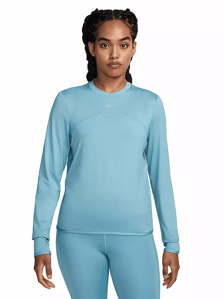 NIKE | Damen Laufshirt Dri-FIT Swift Element UV | hellblau