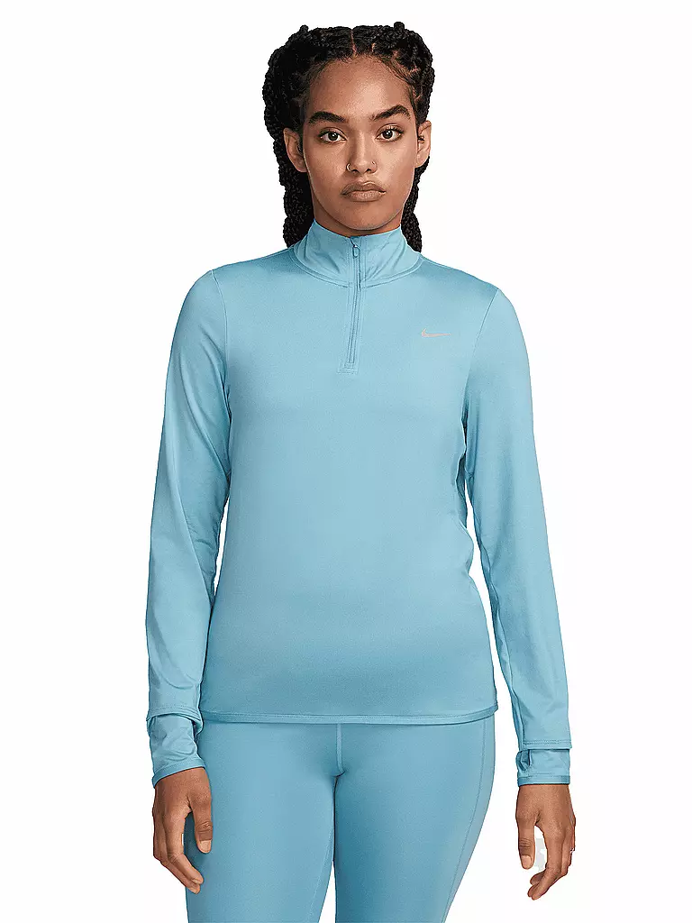 NIKE | Damen Laufshirt Dri-FIT Swift Element UV | hellblau