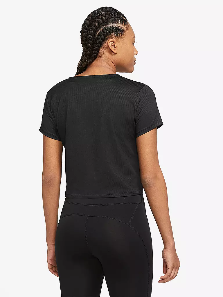 NIKE | Damen Laufshirt Dri-FIT | schwarz