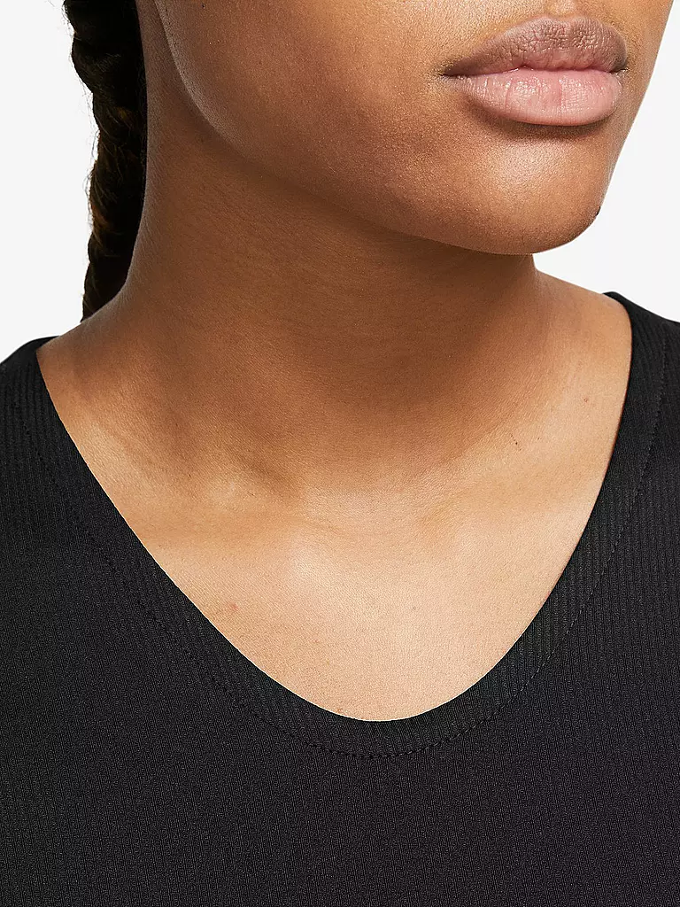 NIKE | Damen Laufshirt Dri-FIT | schwarz