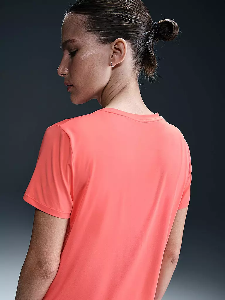 NIKE | Damen Laufshirt One Swoosh | rosa