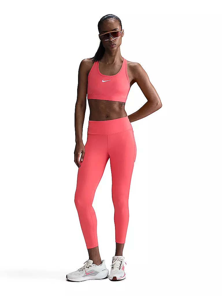 NIKE | Damen Lauftight Swoosh 7/8 | rosa