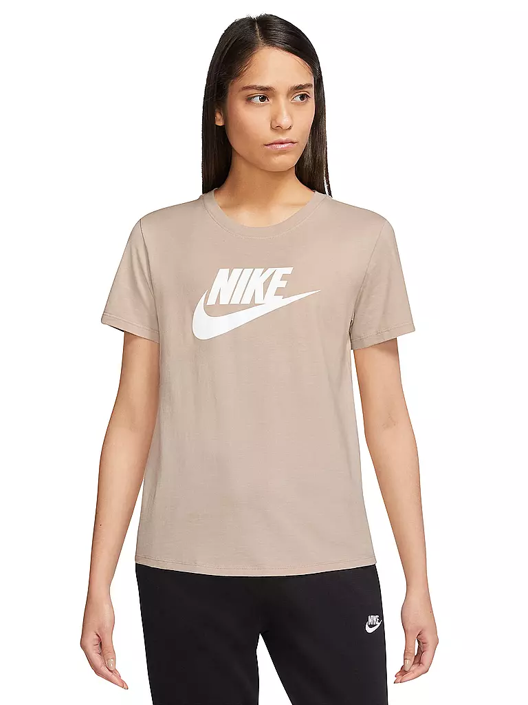 NIKE | Damen T-Shirt Sportswear Essentials | beige