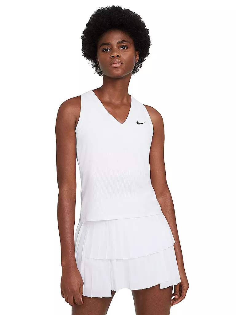 NIKE | Damen Tennis Tanktop NikeCourt Victory | weiss