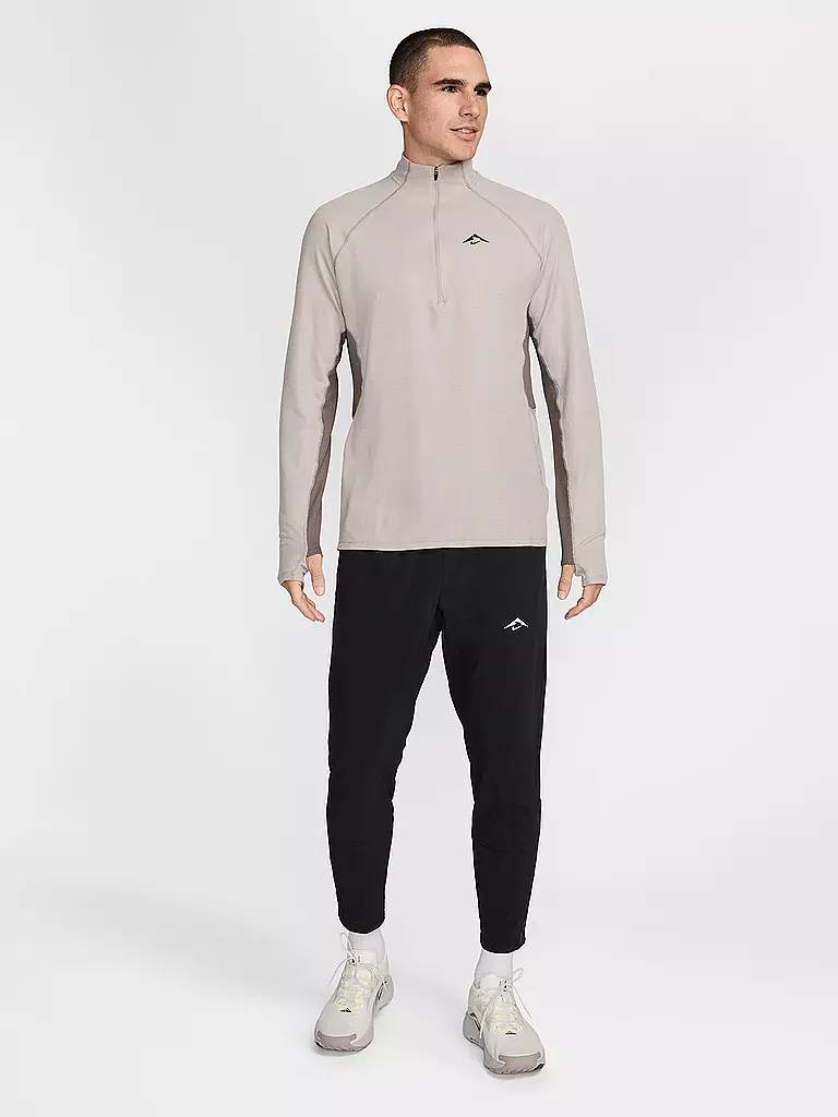 NIKE | Herren Laufshirt Trail 1/2 Zip | beige