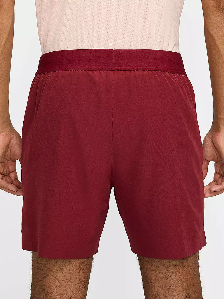 NIKE | Herren Tennisshort Advantage | dunkelrot