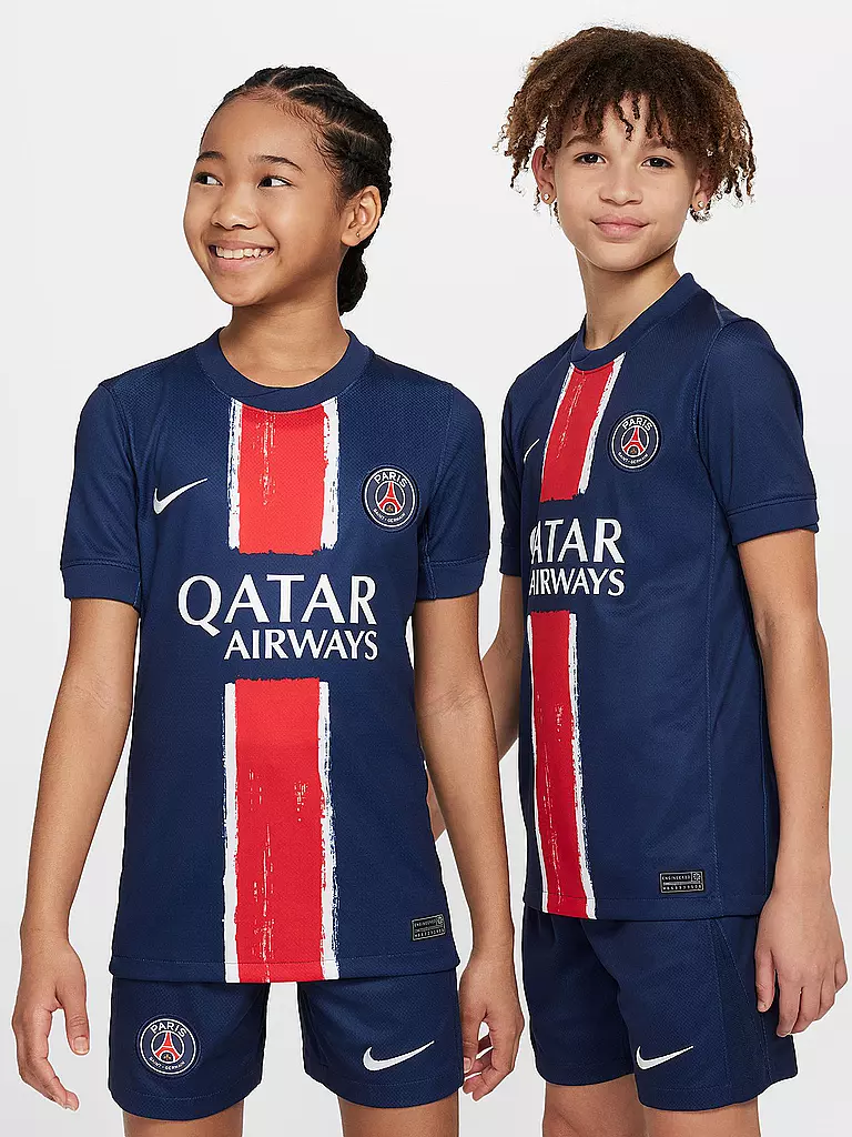 NIKE | Kinder Fußballtrikot Paris Saint-Germain Stadium Home | blau