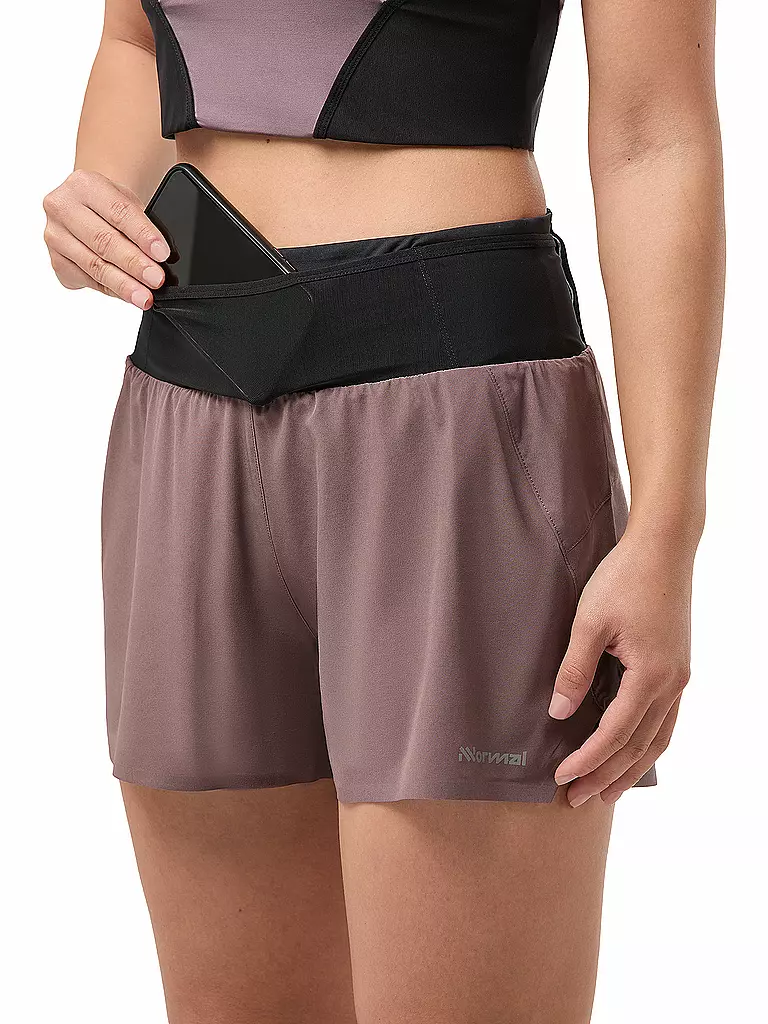 NNORMAL | Damen Laufshort Race | rosa