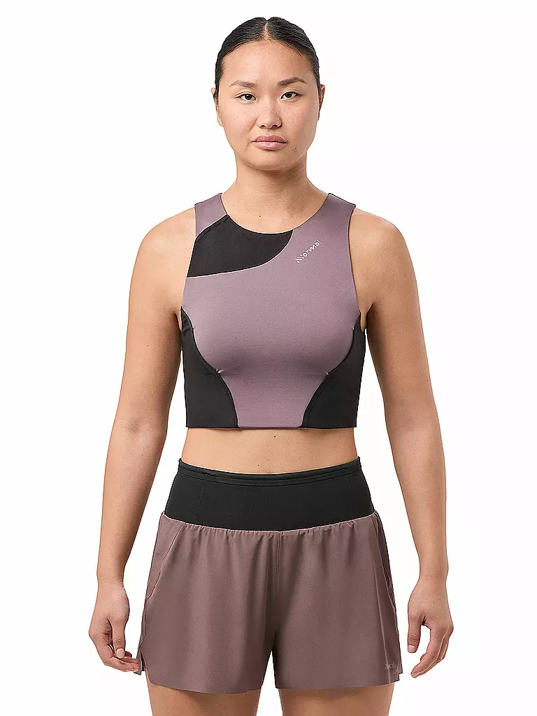 NNORMAL | Damen Lauftop Cropped | rosa