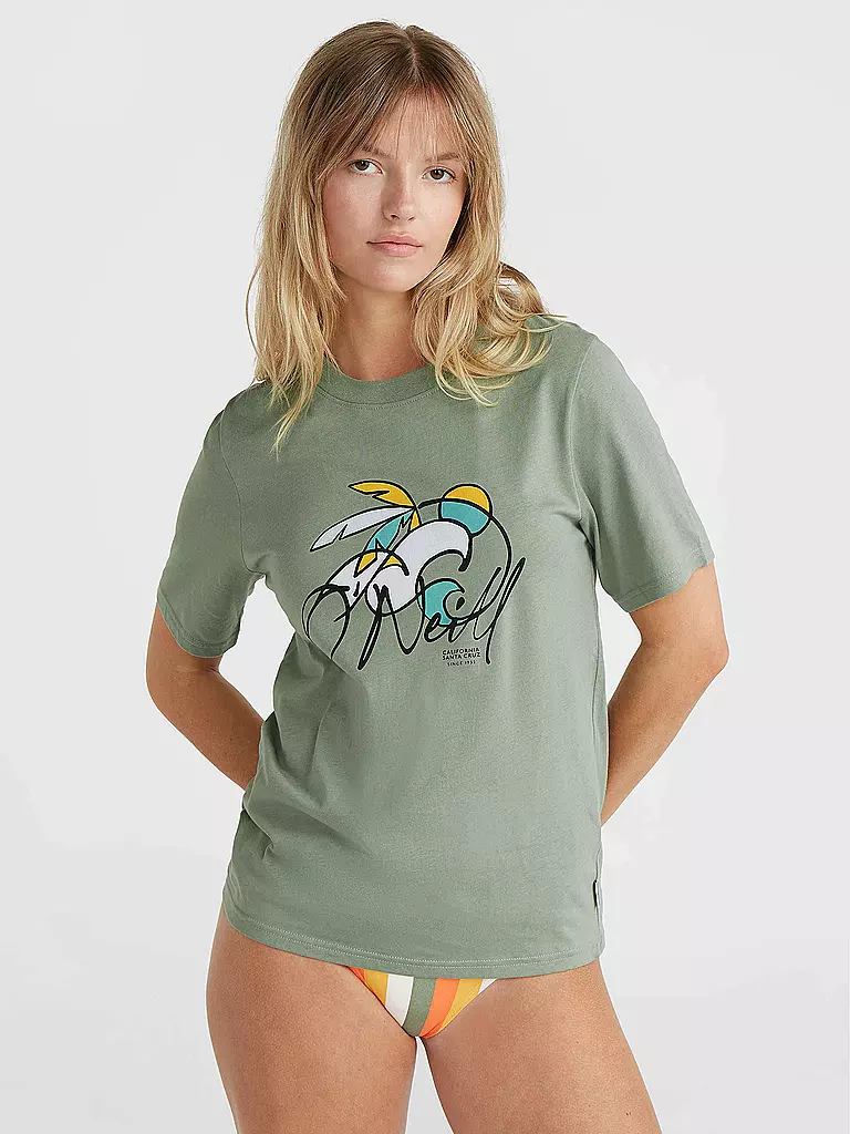 O'NEILL | Damen Beachshirt Luano Graphic | hellgrün