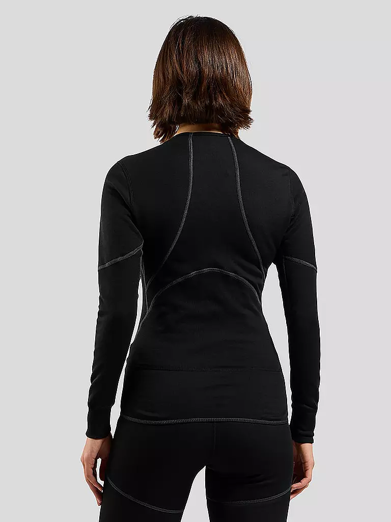 ODLO | Damen Funktionsshirt ACTIVE X-WARM ECO Base Layer | schwarz