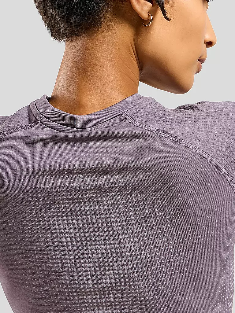 ODLO | Damen Funktionsshirt WARM ECO Baselayer | grau