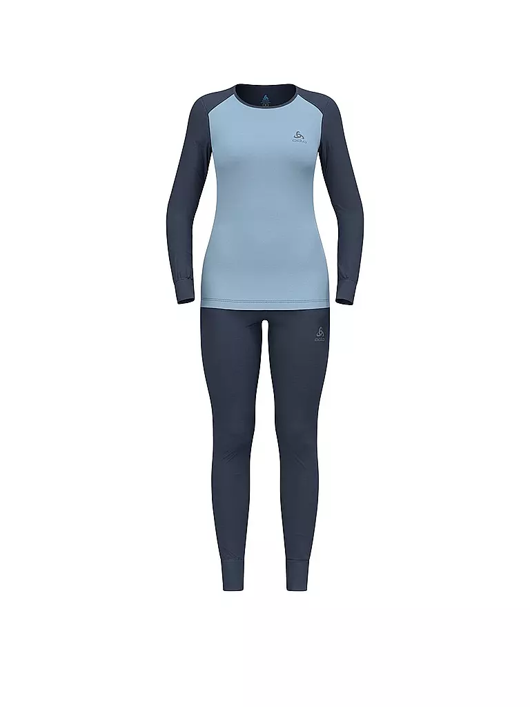 ODLO | Damen Funktionswäsche Set ACTIVE WARM ECO | blau