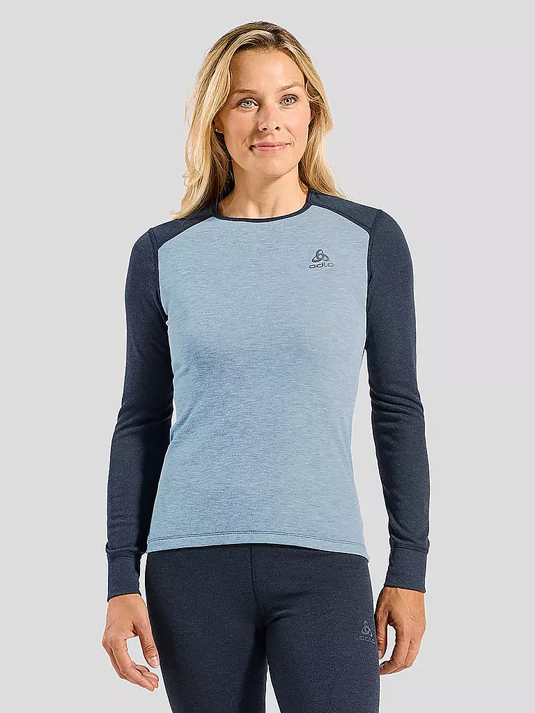 ODLO | Damen Funktionswäsche Set ACTIVE WARM ECO | blau