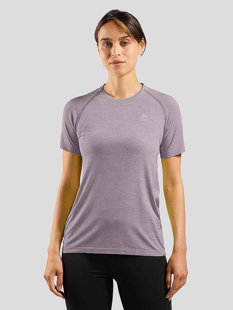 ODLO | Damen Laufshirt Essentials Seamless | gelb