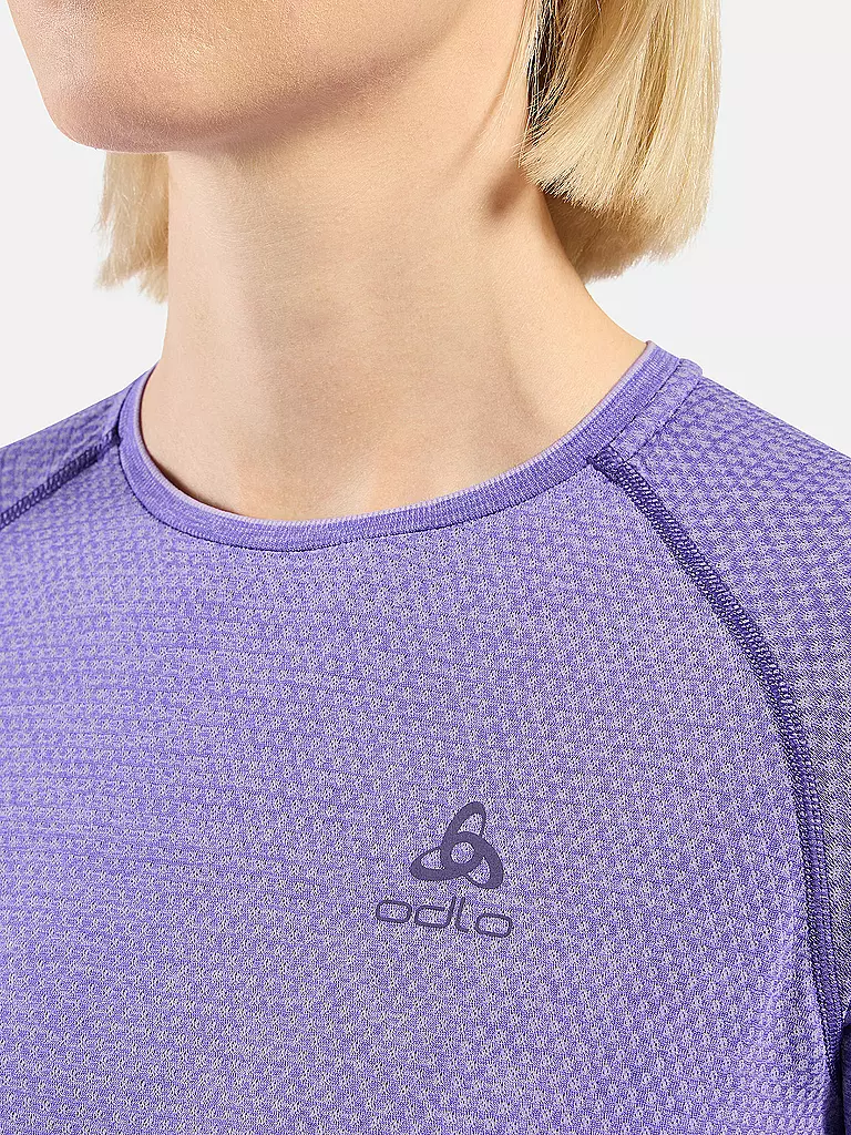 ODLO | Damen Laufshirt Essentials Seamless | lila