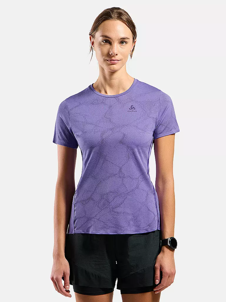 ODLO | Damen Laufshirt Zeroweight Engineered Chill-Tec | lila