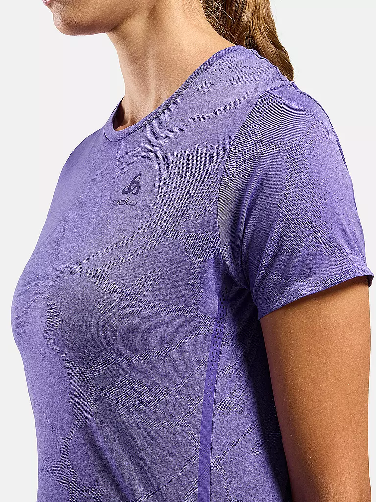 ODLO | Damen Laufshirt Zeroweight Engineered Chill-Tec | lila