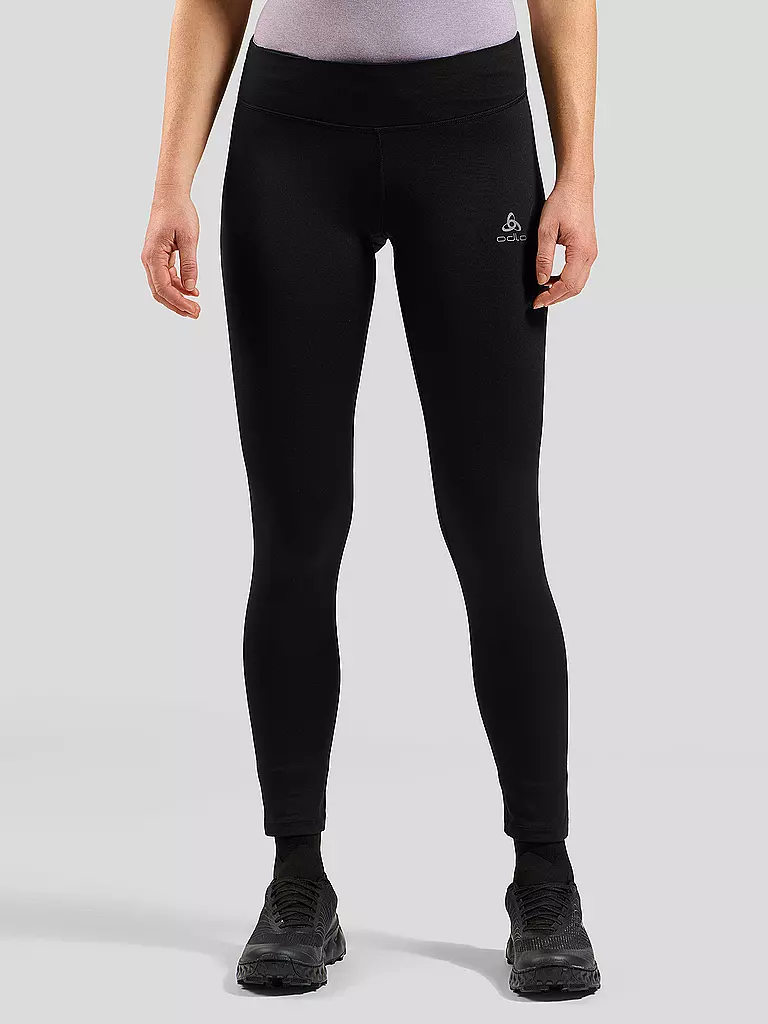 ODLO | Damen Lauftight Essentials Warm | schwarz