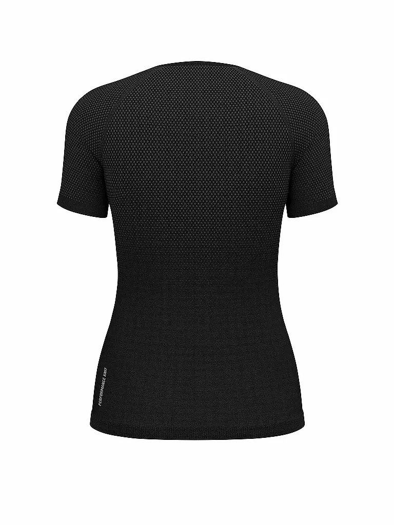 ODLO | Damen Laufwäsche Shirt Performance Light Base Layer | schwarz