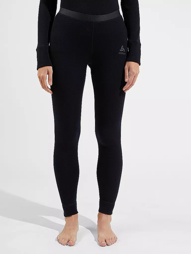 ODLO | Damen Unterzieh Tight  Natural Merino 260  | schwarz