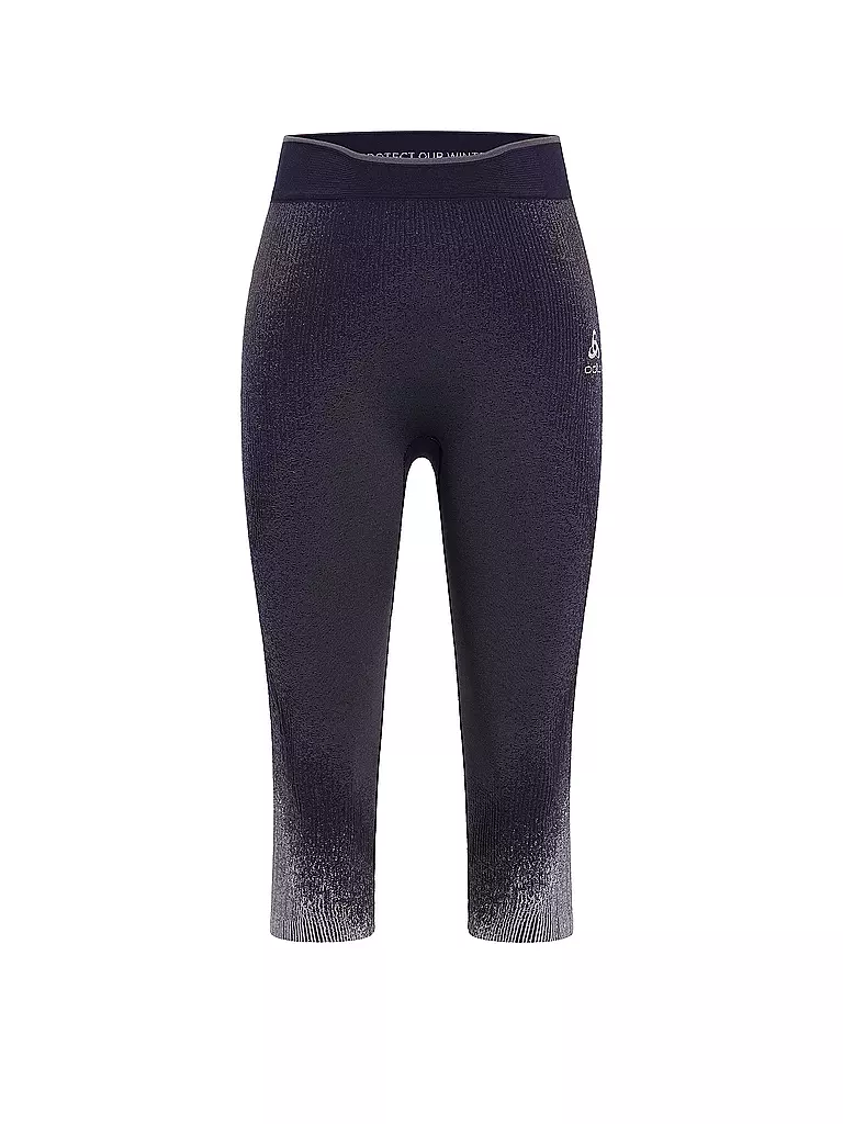 ODLO | Damen Unterzieh Tight POW Blackcomb 3/4 | grau