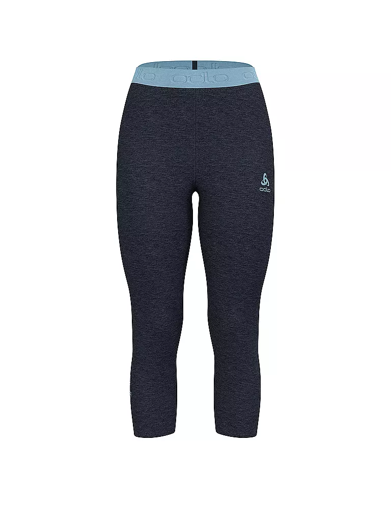 ODLO | Damen Unterzieh Tight Revelstoke Performance Wool Warm 3/4 | dunkelblau