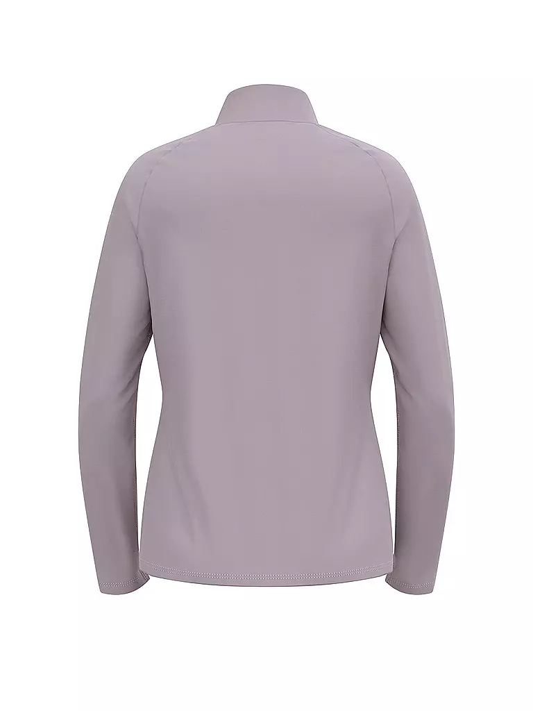 ODLO | Damen Unterzieh Zipshirt Besso Mid Layer | grau